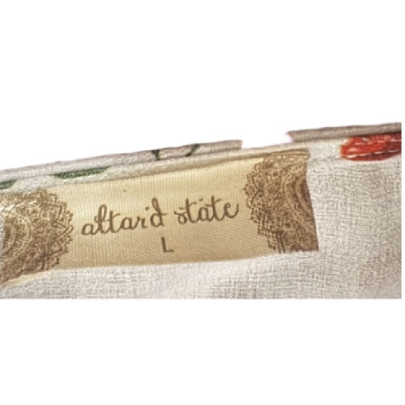 Altar’d State Cherry Tie-Front Blouse - White - Picture 3 of 5